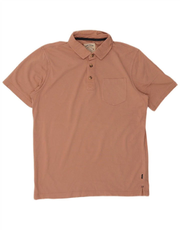 Fat Face Herre Polo Shirt Stor Pink Bomuld