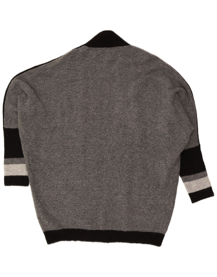 Marks & Spencer Dame Longline Cardigan Sweater UK 14 Medium Black