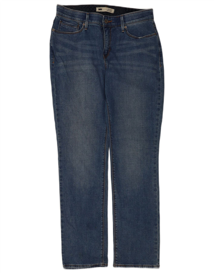 Levi's Dame 525 lige jeans US 8 Medium W30 L30 Blå Bomuld