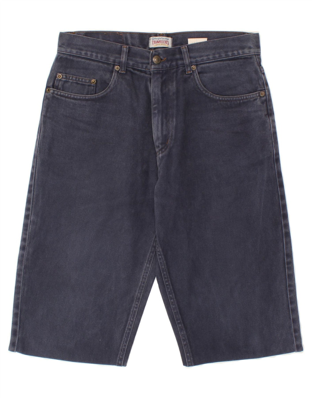 SERGIO TACCHINI Womens Straight Jeans W32 L30 Navy Blue Cotton Vintage Sergio Tacchini and Second-Hand Sergio Tacchini from Messina Hembry 