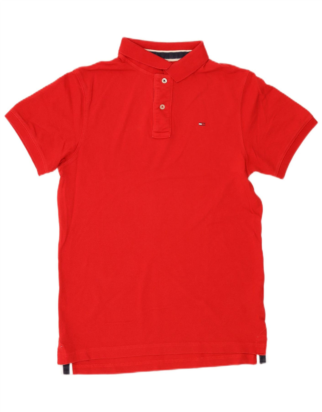 Tommy Hilfiger herre poloshirt Medium rød bomuld