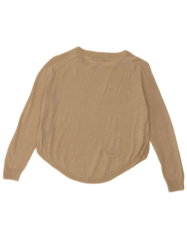 Massimo Dutti piger bådhals sweater 11-12 år Beige hør