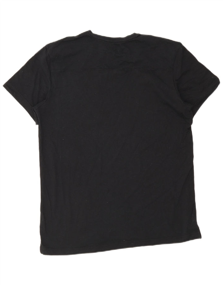 Adidas Herre T-Shirt Top XL Sort Bomuld