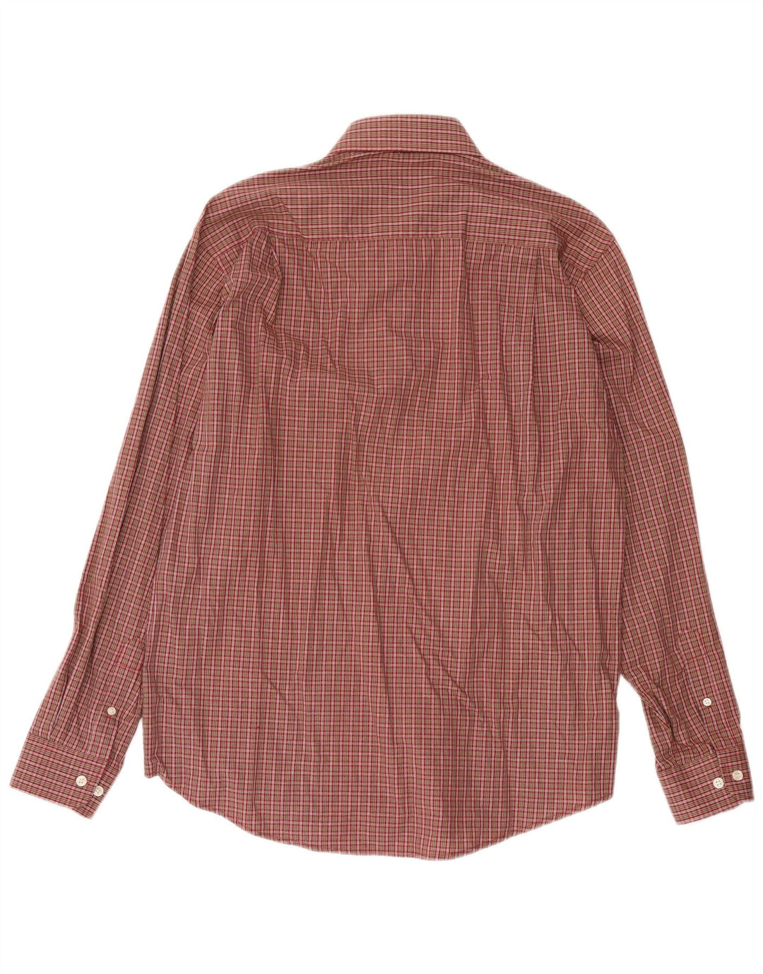 ASCOT SPORTS Herreskjorte Stor Burgundy Gingham Cotton