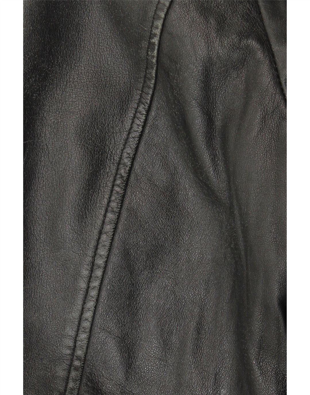 STONES Mens Leather Jacket IT 50 Large Black Leather Vintage Stones and Second-Hand Stones from Messina Hembry 