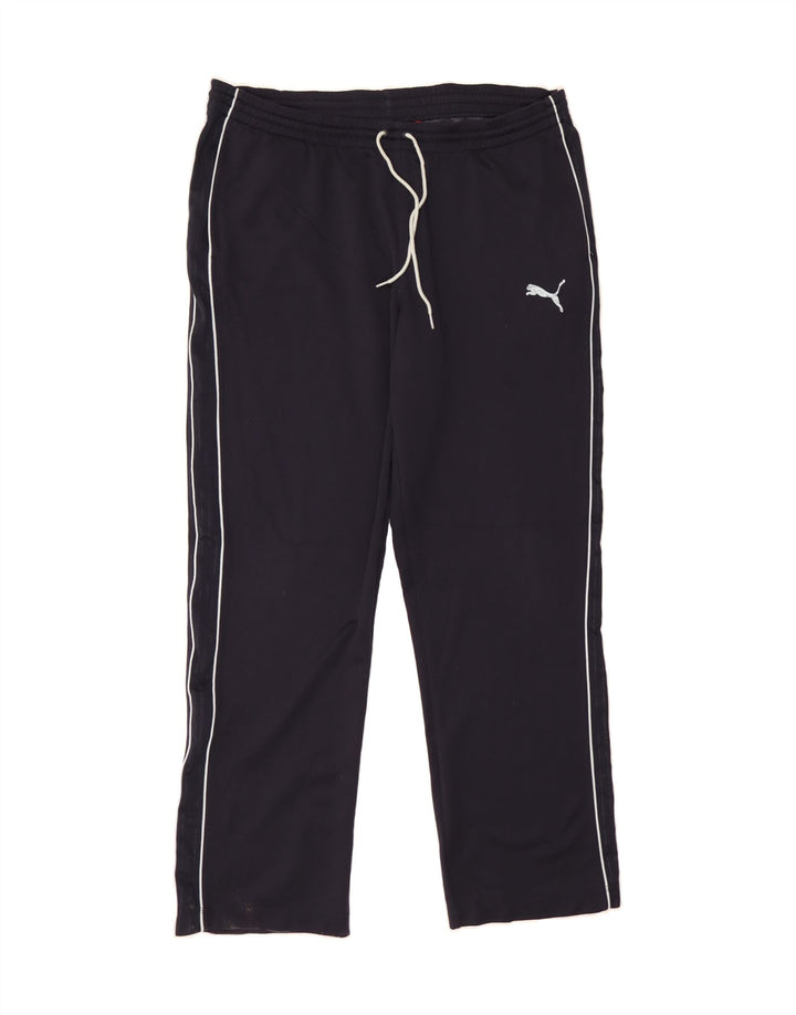 PUMA Mens Tracksuit Trousers Large Navy Blue Polyester Vintage Puma and Second-Hand Puma from Messina Hembry 