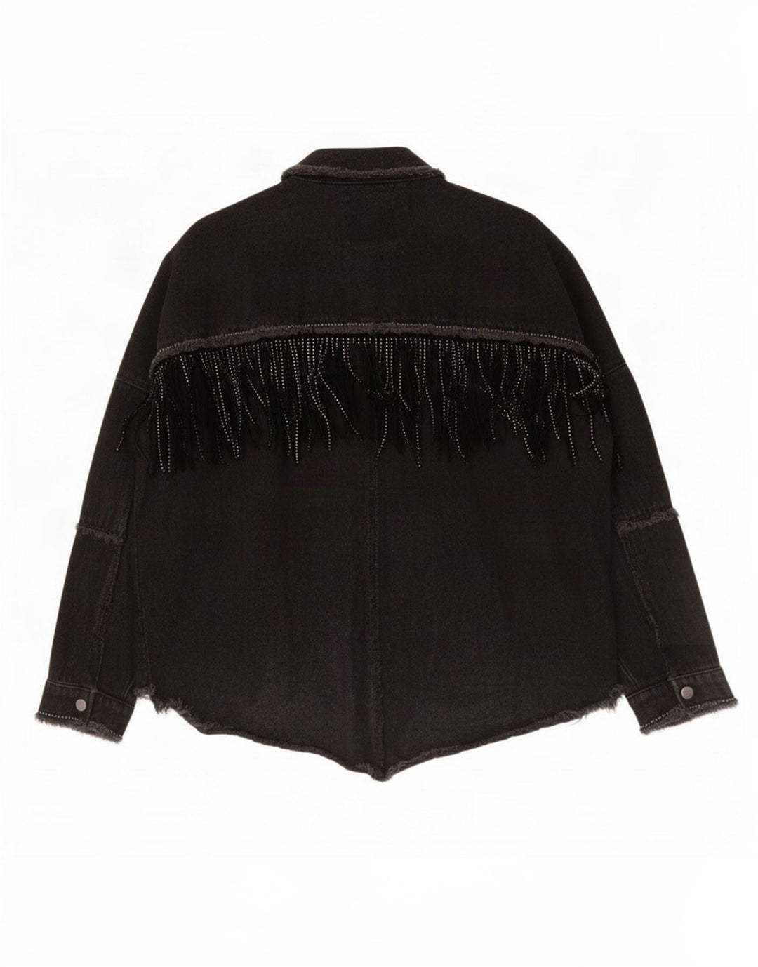 Zara Western Oversized denimjakke til kvinder DK 6 XS Sort