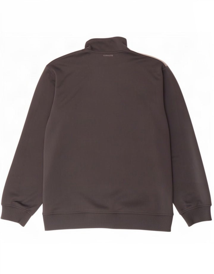 Adidas Herre Climalite Træningsdragt Topjakke Stor Grå Colourblock Polyester