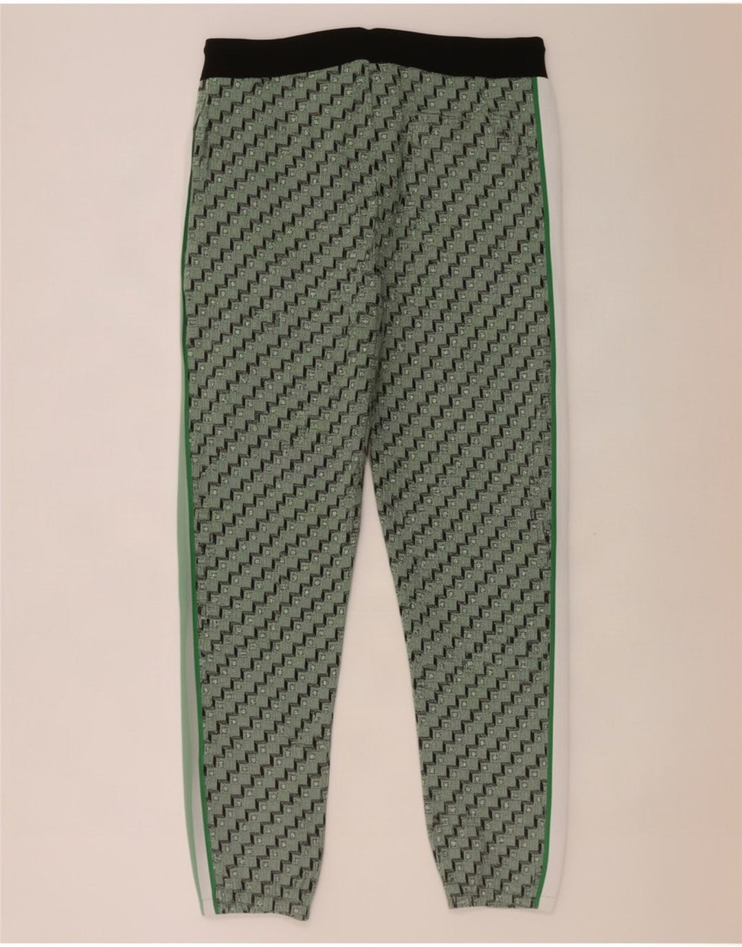 Zara Træningsdragt til mænd Joggers Medium Grøn Geometrisk Polyester