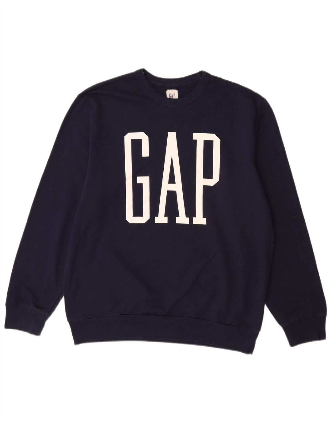 GAP grafisk sweatshirt til mænd, stor marineblå bomuld