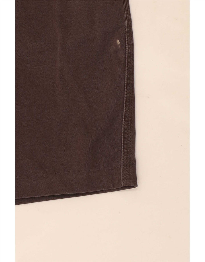 Vintage chinoshorts til kvinder W28 mellemgrå bomuld