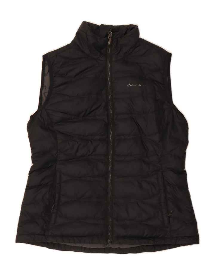 EDDIE BAUER Womens Padded Gilet UK 14 Medium Black Nylon Vintage Eddie Bauer and Second-Hand Eddie Bauer from Messina Hembry 