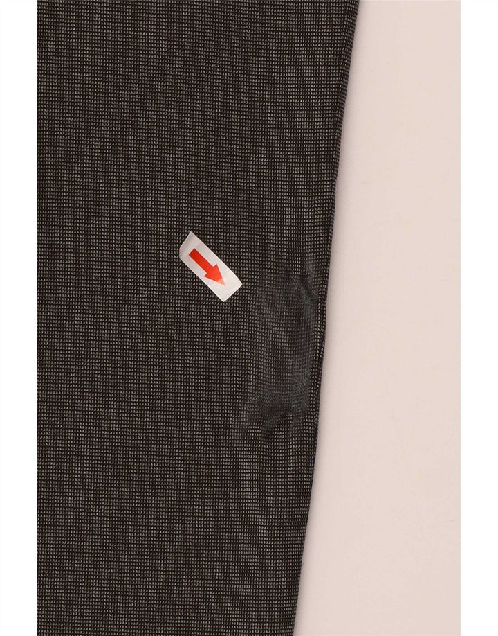 Marks & Spencer Herre Regular Suit Bukser W36 L29 Grå ternet polyester