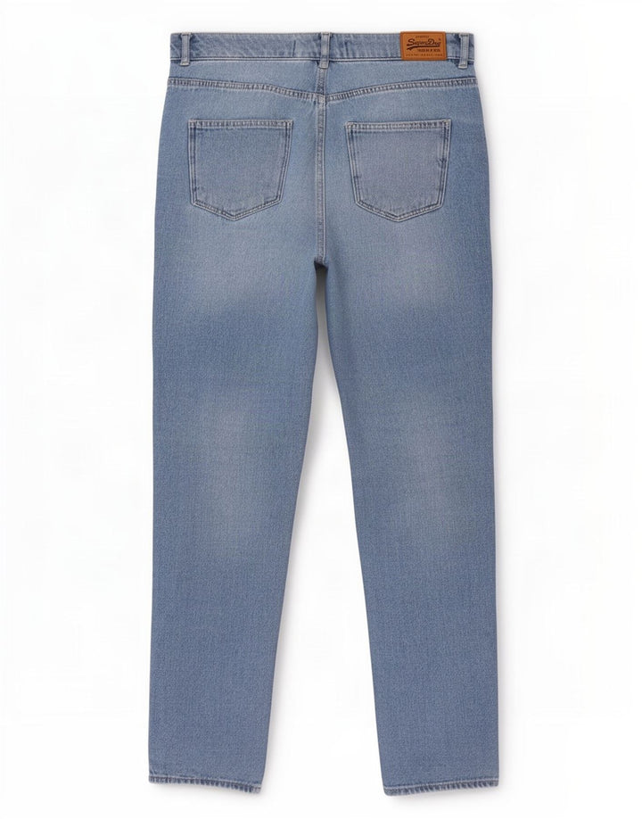 Superdry Herre Ruby Slim Capri Jeans W30 L23 Blå Bomuld