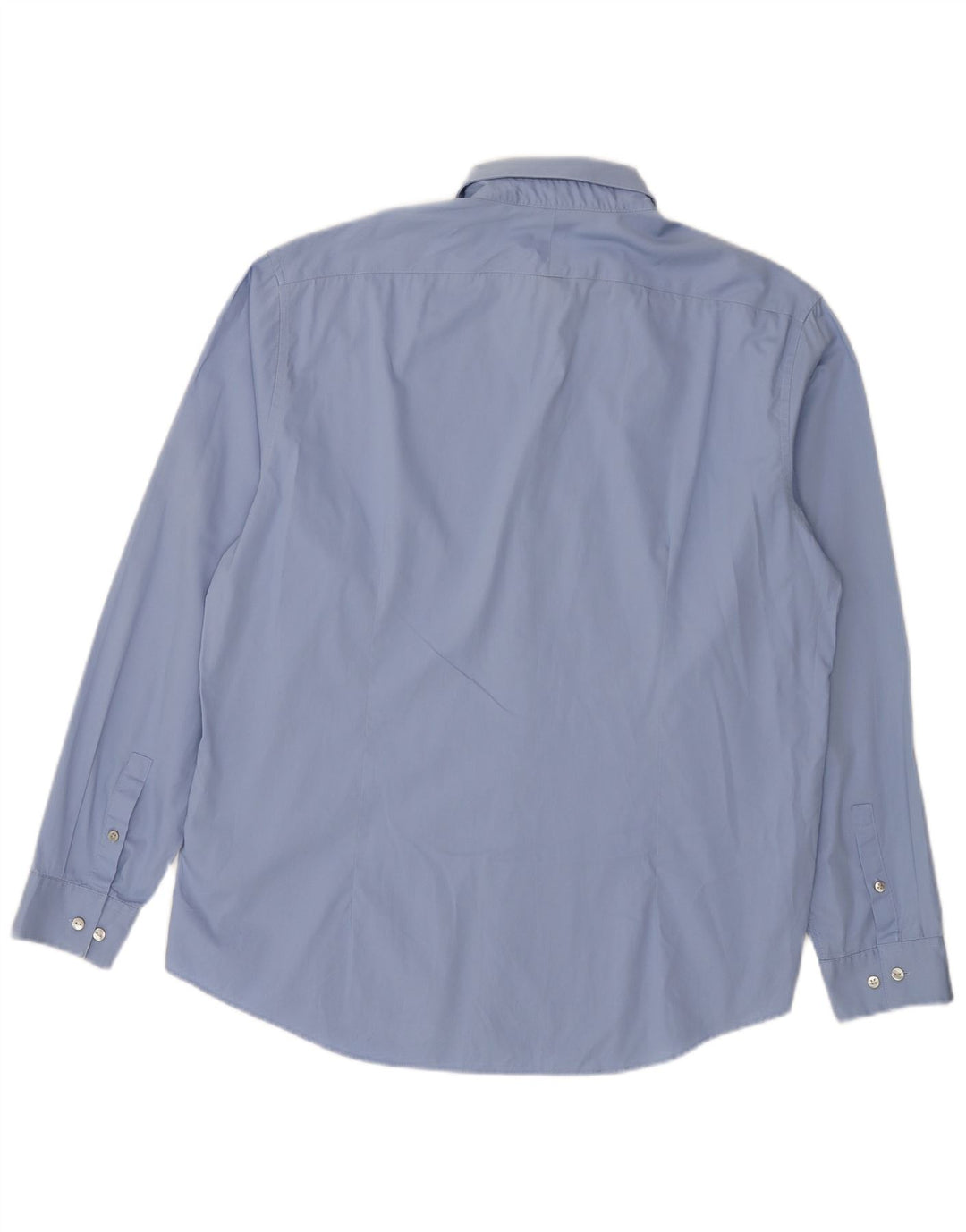 Calvin Klein Herre Slim Fit Skjorte Størrelse 43 17 XL Blå