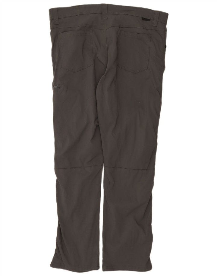 Wrangler Straight Cargo bukser til mænd W38 L30 Grå nylon