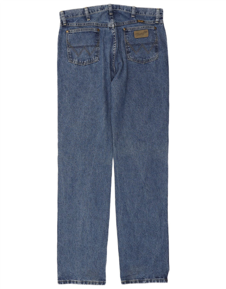 Wrangler Straight Jeans til mænd W34 L36 blå bomuld