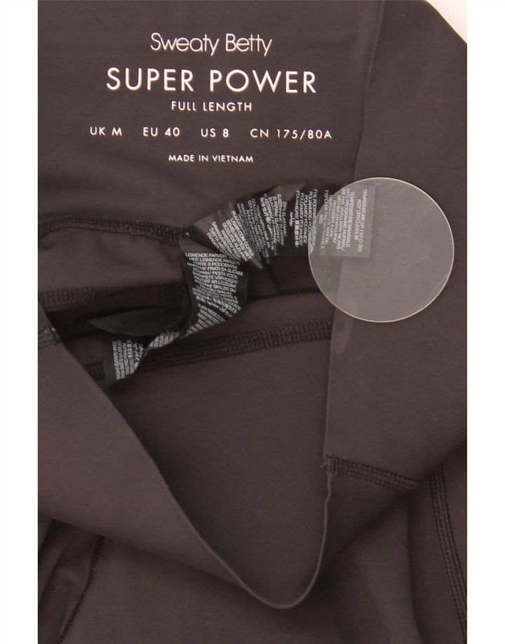 Sweaty Betty Womens Leggings UK 12 Medium Sort Polyamid