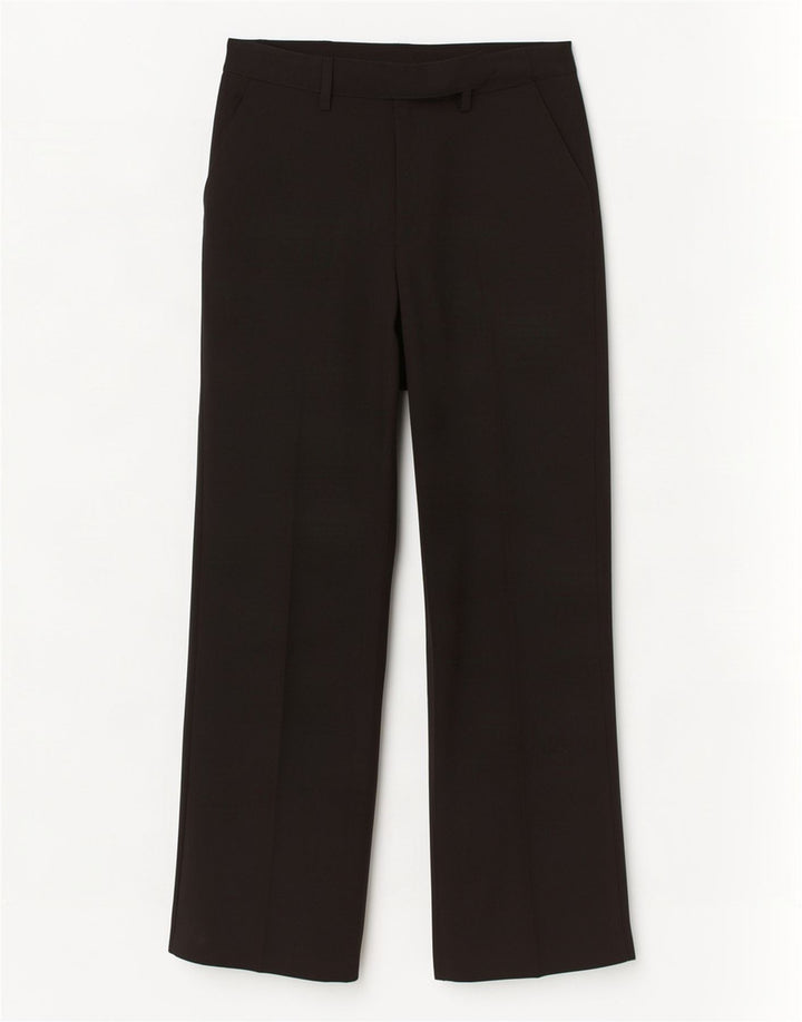 Topshop Lige jakkesæt til kvinder bukser UK 12 Medium W30 L30 Sort polyester
