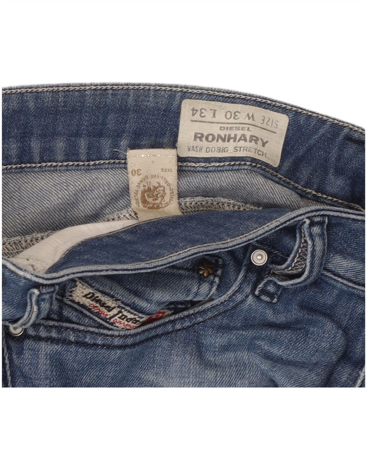 DIESEL Herre Ronhary Denim Shorts W30 Medium Blue