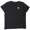 UMBRO Herre T-Shirt Top XL Sort Bomuld