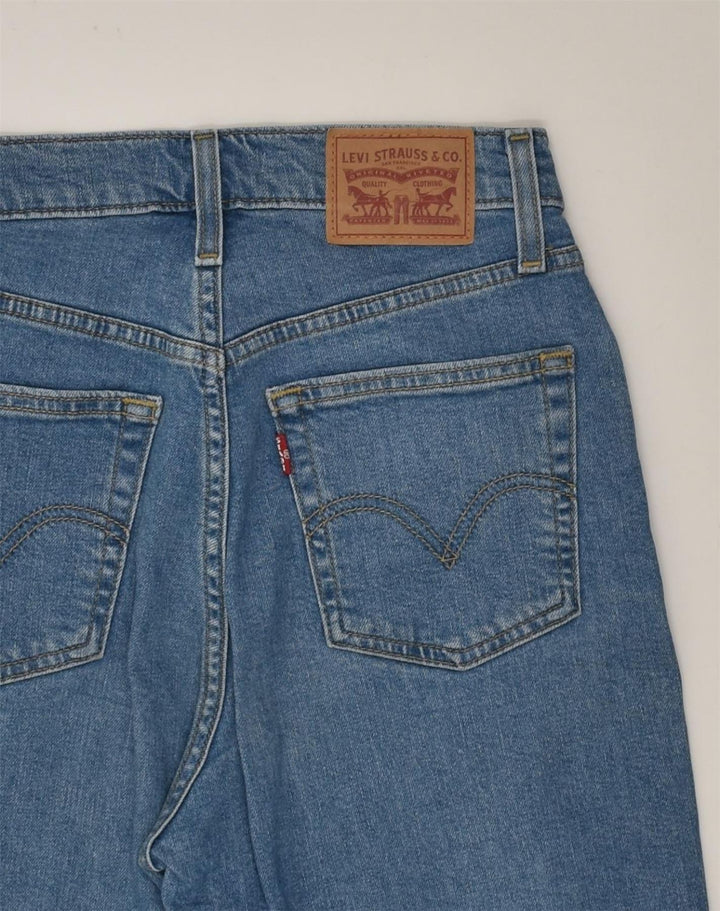 LEVI'S Womens High Waist Tapered Jeans W25 L26 Blue Cotton | Vintage Levi's | Thrift | Second-Hand Levi's | Used Clothing | Messina Hembry 