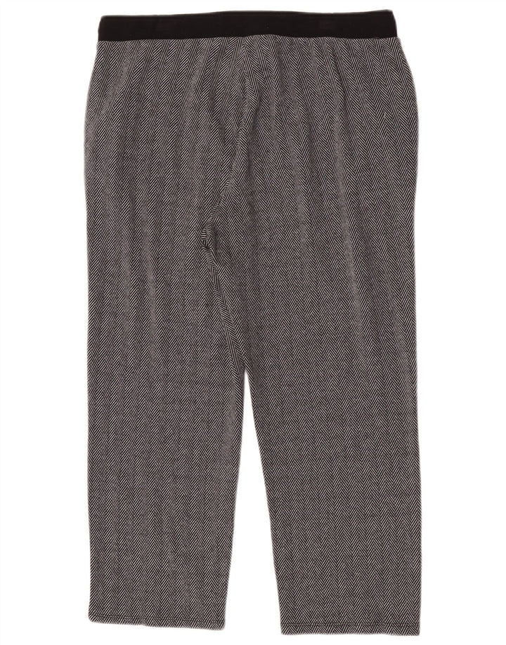 Zara Dame Trafaluc Cropped Trousers Large W30 L23 Grå sildeben