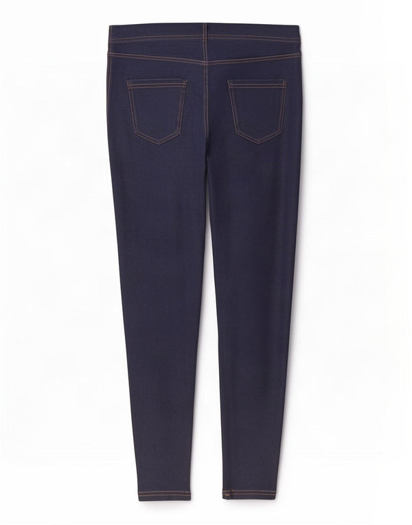 Marks & Spencer Dame Jegging Jeans UK 12 Medium W30 L27 Marineblå Bomuld