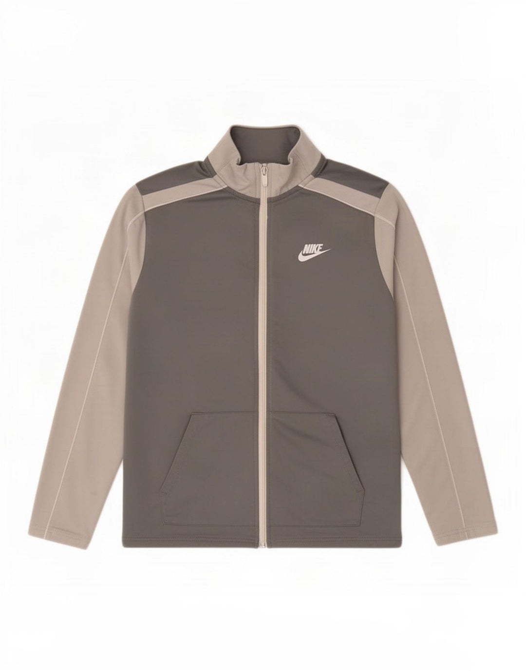 Nike træningsdragt topjakke til drenge 13-14 år XL Grå Colourblock Polyester
