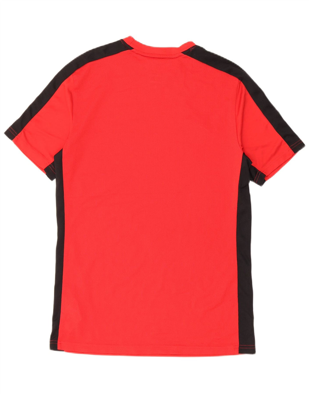 Nike Herre Dri Fit Slim T-Shirt Top Medium Rød Colourblock Polyester