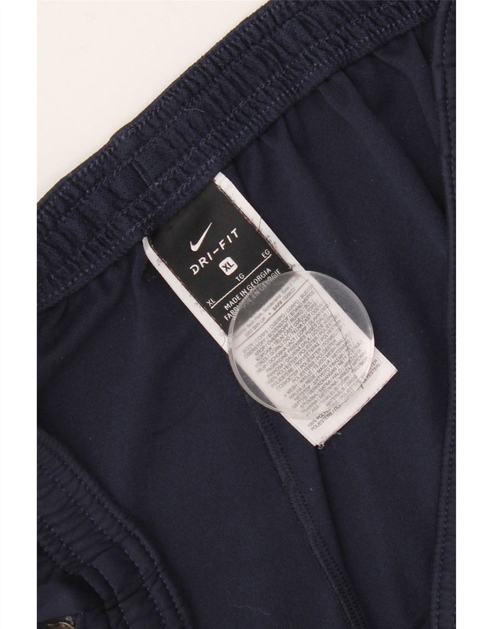 Nike Træningsdragtsbukser til mænd XL Marineblå Colourblock Polyester