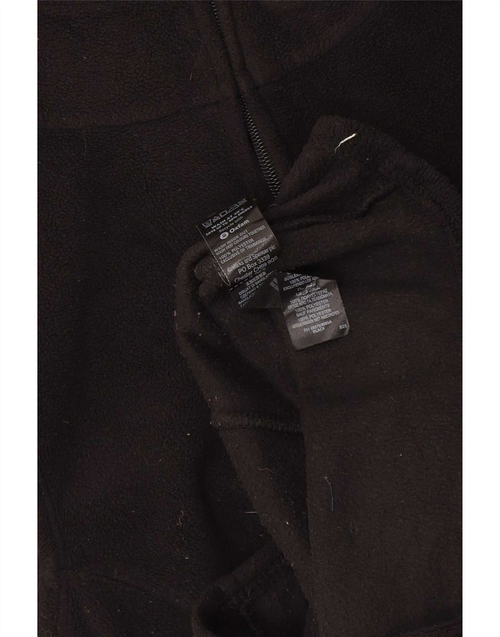 Marks & Spencer Dame Fleece Gilet UK 16 Large Black Polyester