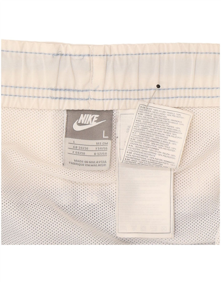 Nike Sportsshorts til mænd, store blå Colourblock Nylon