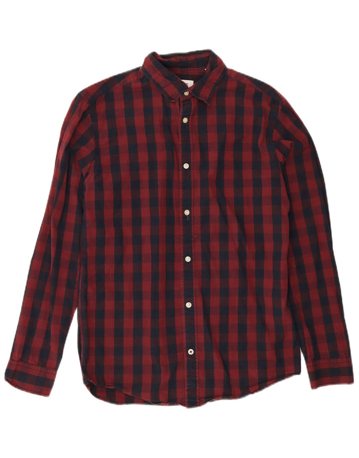 Jack & Jones Herreskjorte Medium Burgundy Gingham