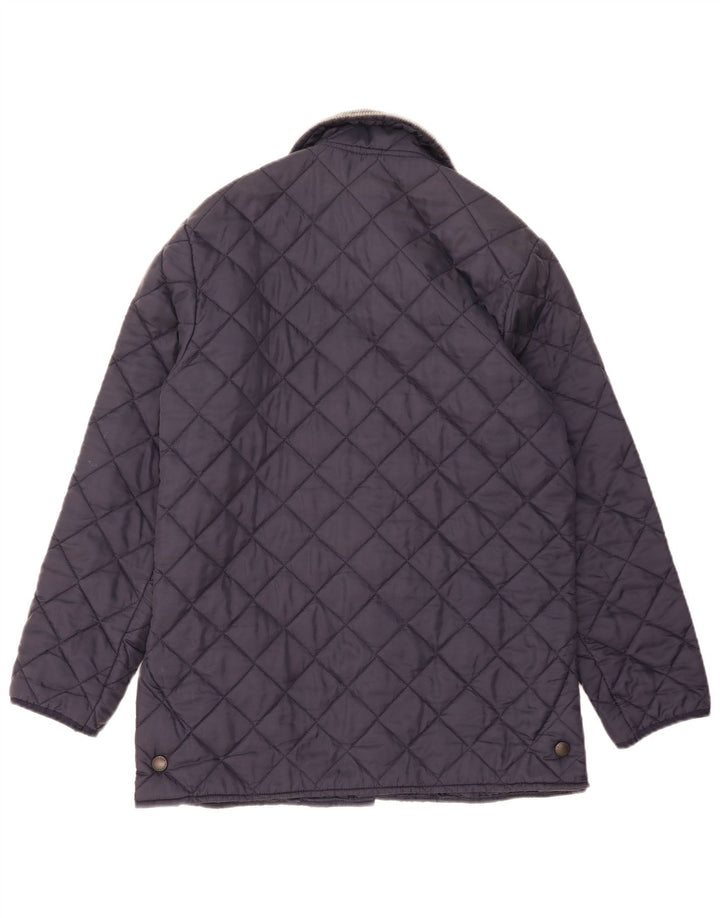 Barbour Herre quiltet jakke UK 38 Medium Navy Blue Colourblock