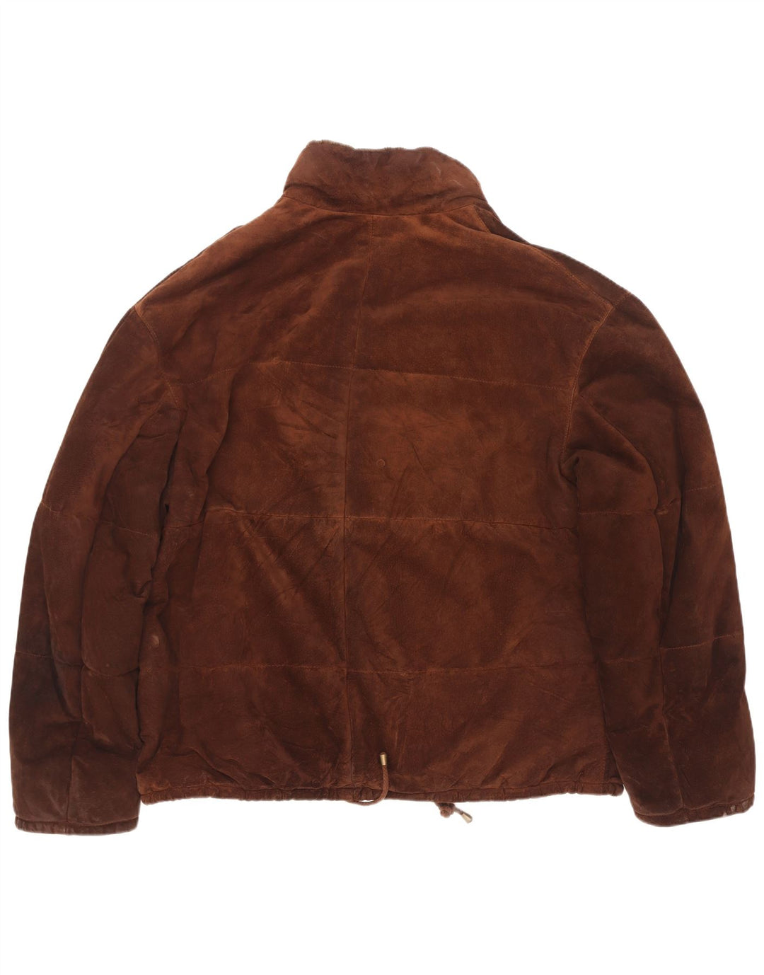 Conbipel Herre Natural Wear Ruskind Windbreaker Jacket IT 52 Stor Brun