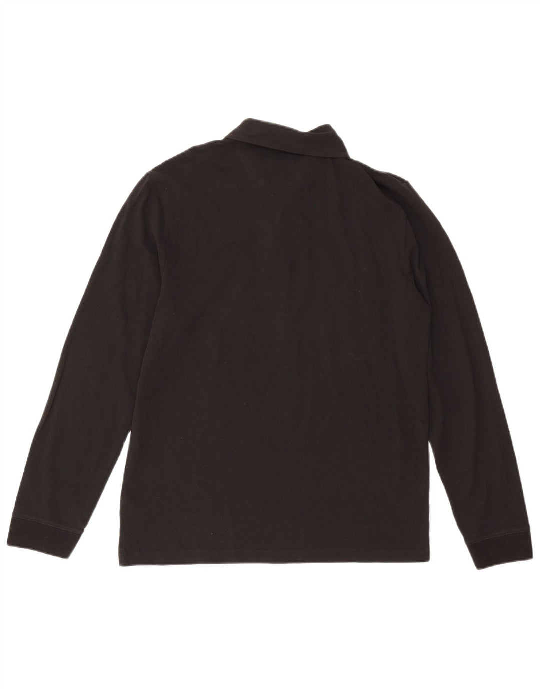 Farah Langærmet Polo Shirt til mænd Stor sort bomuld