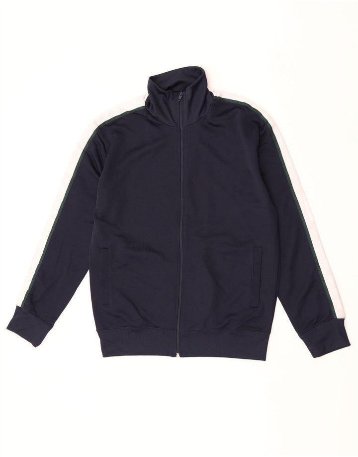 Zara Træningsdragt til mænd, topjakke, lille marineblå colourblock polyester