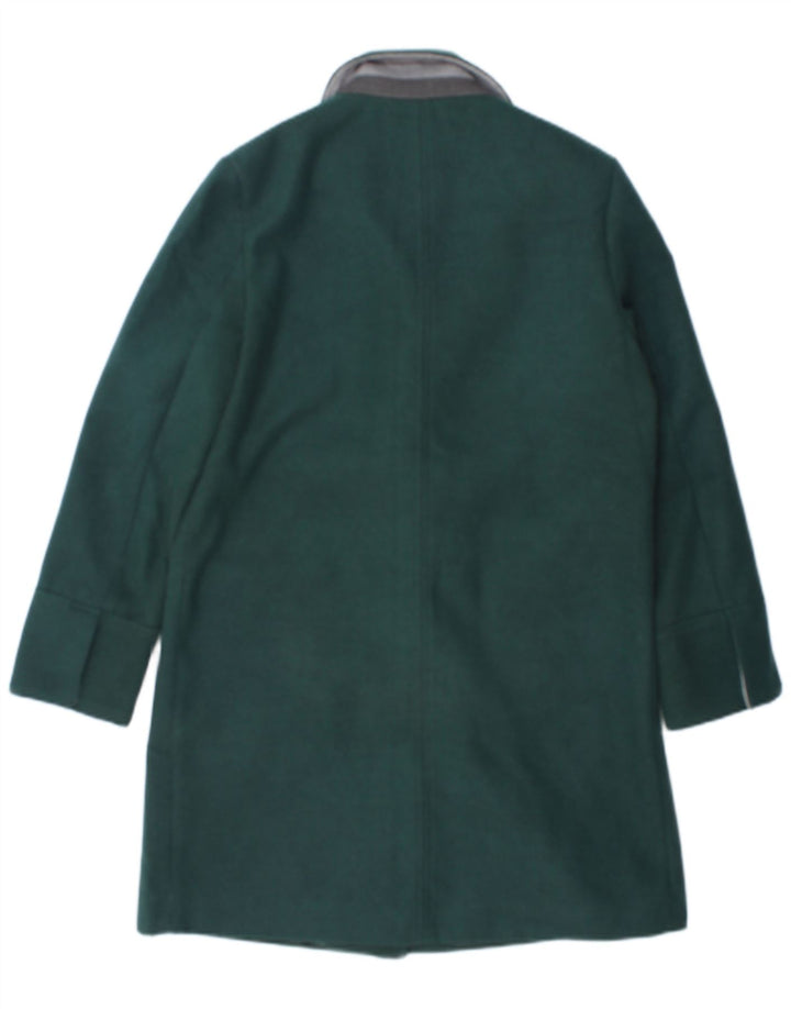Topshop Dame Overfrakke UK 8 Lille Grøn Polyester