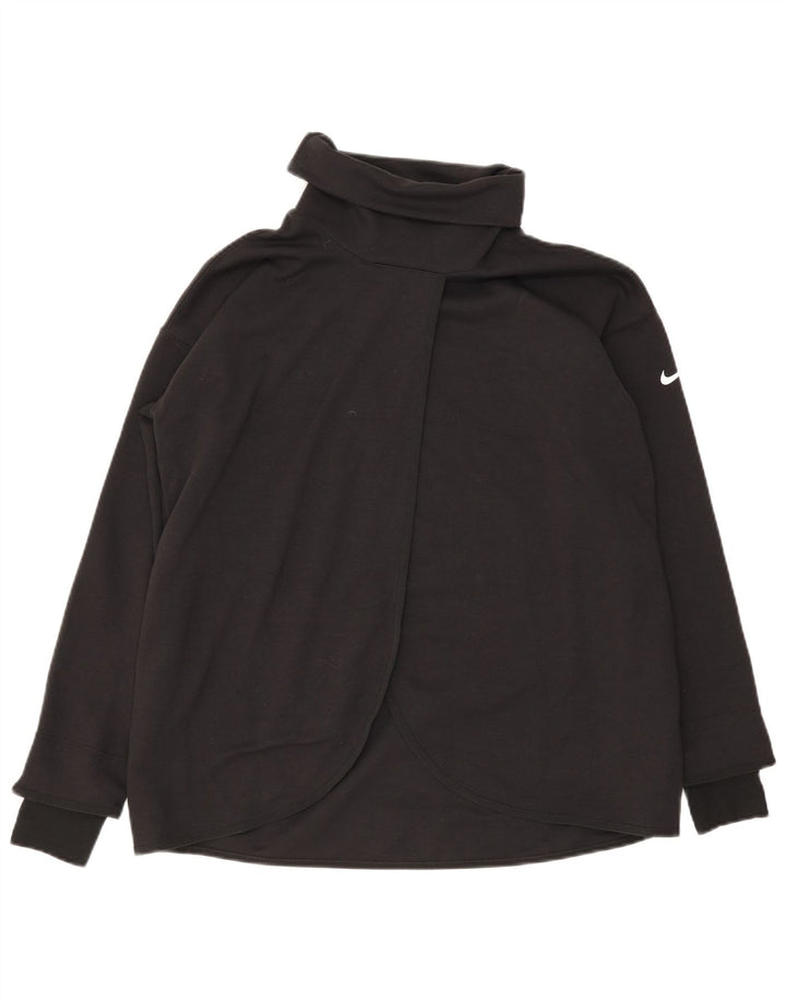 Nike Herre Dri Fit Top Langærmet Lille Sort Polyester