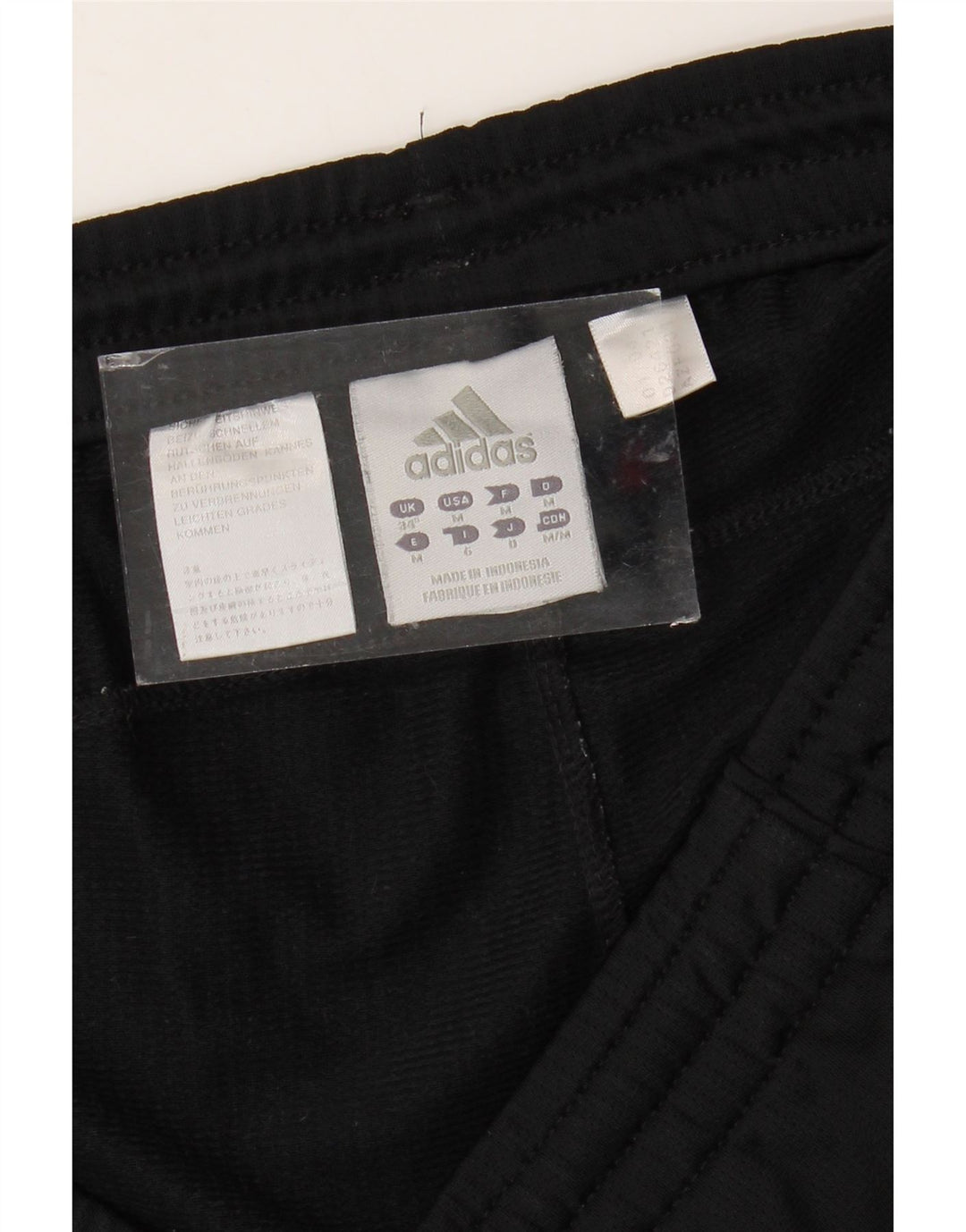 ADIDAS Sportsshorts til mænd, store sorte polyester