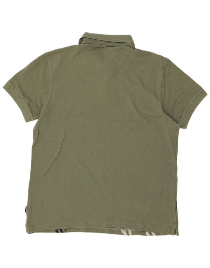 Barbour herre polo skjorte stor grøn ternet