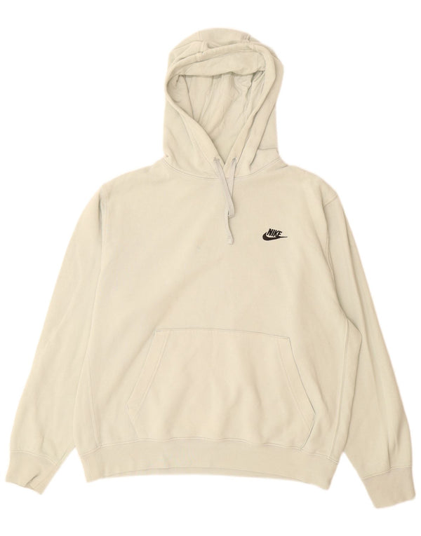 Nike Herre hættetrøje Jumper Large Off White Bomuld