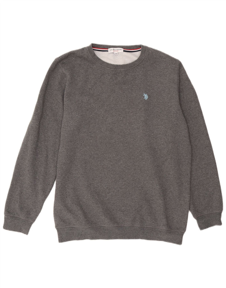 U.S. Polo Assn. Herre Sweatshirt Jumper 2XL Grå Bomuld