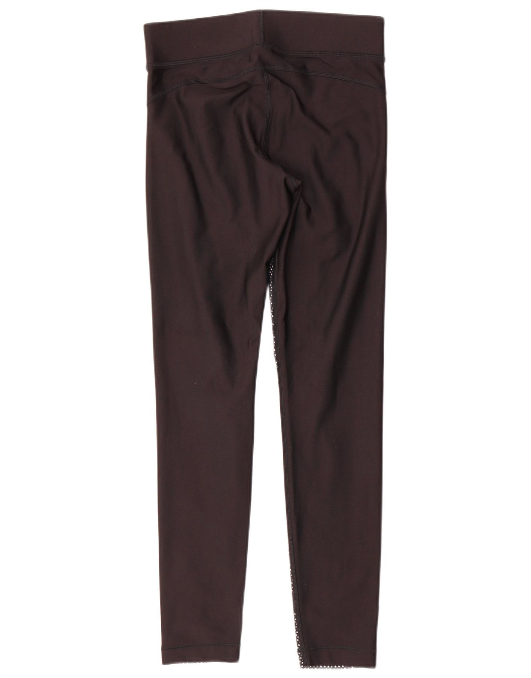 Under Armour Womens Heat Gear Leggings UK 14 Medium Black Polyester