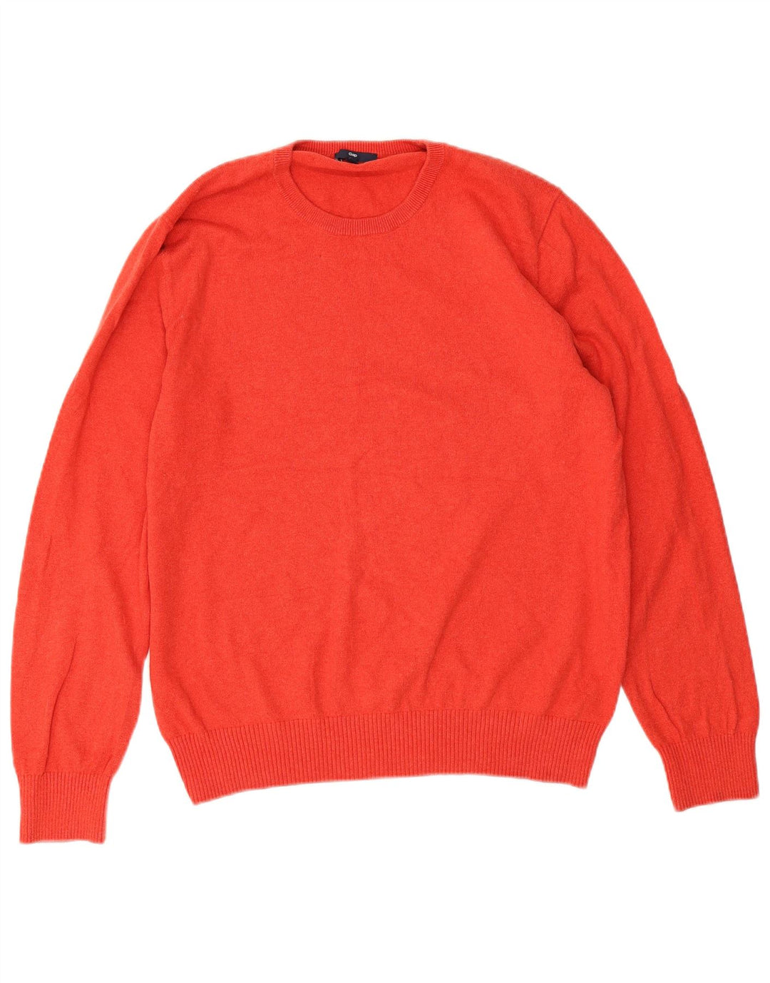 Gap Herre Crew Neck Jumper Sweater Stor Rød Bomuld