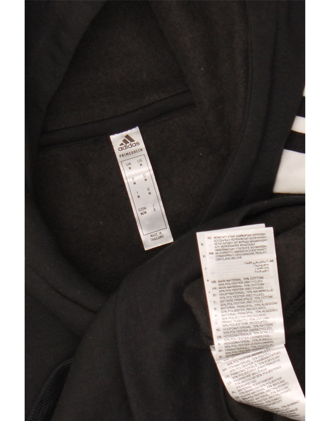 Adidas Herre hættetrøje Jumper Medium Sort Bomuld