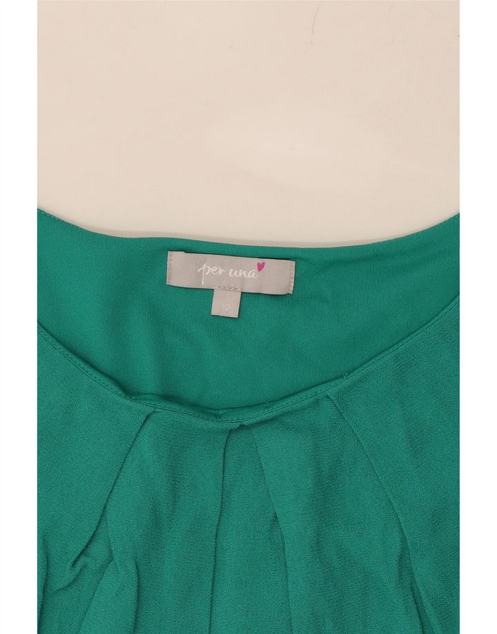 PER UNA Womens Sheath Dress UK 12 Medium Green Vintage Per Una and Second-Hand Per Una from Messina Hembry 
