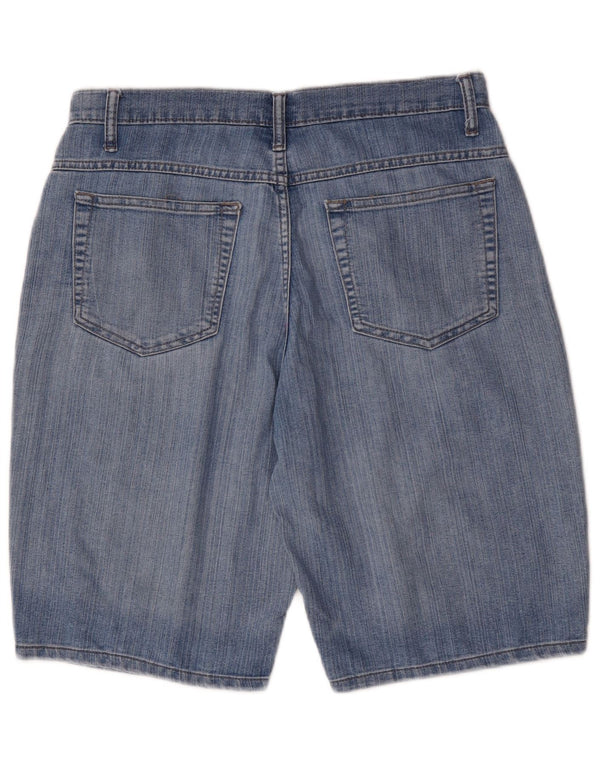 Lee Womens Riders Denim Shorts W32 Large Blue