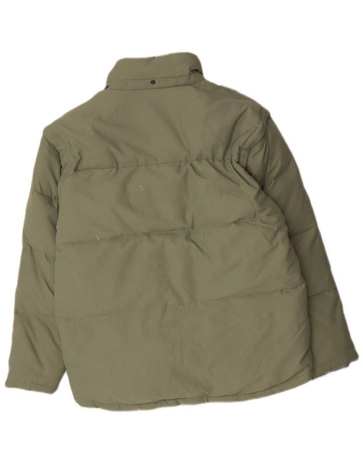 FILA Mens Padded Jacket UK 40 Large Green Polyamide